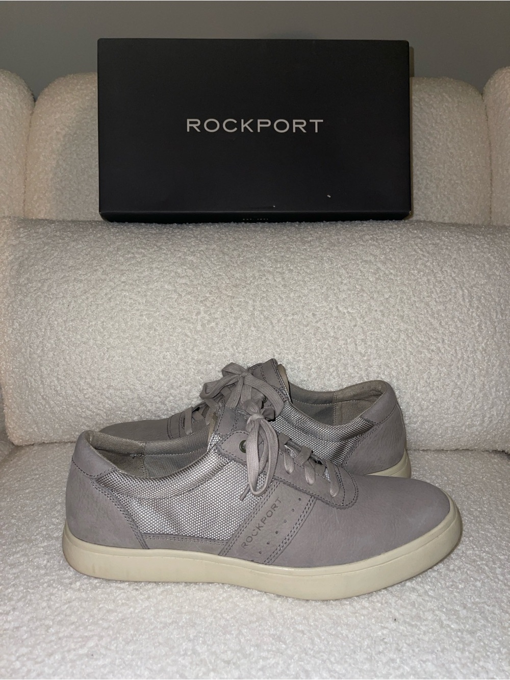 Rockport Jarvis Ubal Men's Sneakers in Stone
